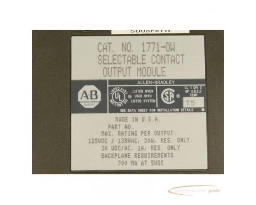 Allen Bradley 1771-OW Selectable Contact Output Module - Bild 2