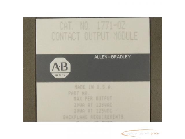 Allen Bradley 1771-OZ Contact Output Module - 2
