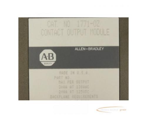 Allen Bradley 1771-OZ Contact Output Module - Bild 2