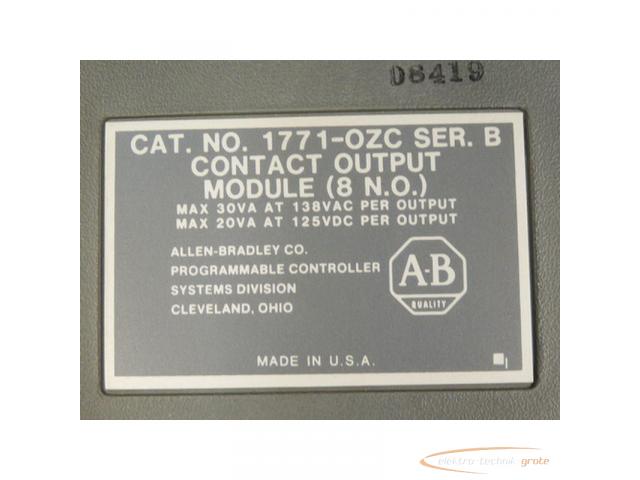 Allen Bradley 1771-OZC Ser. B Contact Output Module - 2