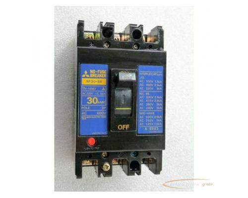 Mitsubishi NF 30-SS No Fuse Breaker A 8903 Sicherung Schutzschalter 30Amp AC 600V - Bild 1