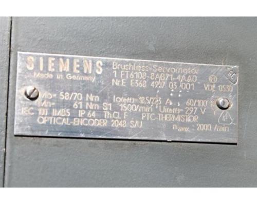 Siemens Servomotor 1FT 6108-8AB71-4AA0+optical encoder 2048 S/U - Bild 2