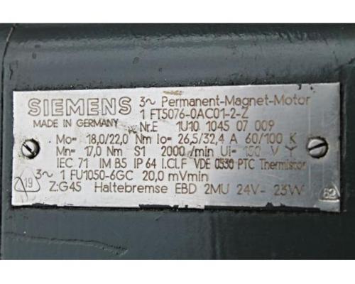 Siemens Servomotor 1FT5076-0AC01-2-Z - Bild 2