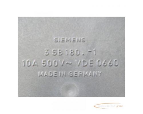 Siemens 3 SB 180.-1 Anbauschalter mit grünem Resetknopf ST 93 Vorschubantriebe Störungsspeicher - Bild 2