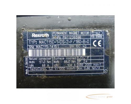 Rexroth MAC115D-1-DS-S-F/180-B-0 Permanent Magnet Motor - Bild 3
