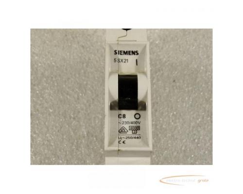 Siemens 5SX21 C8 Leitungsschutzschalter - Bild 2