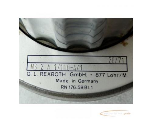 Rexroth MS 2 A 1/100-4/1 Glyzeringefülltes Manometer max 160 bar - Bild 2