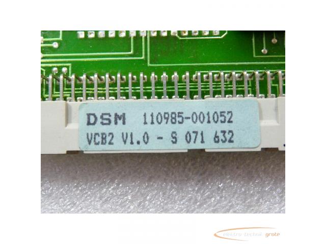 DSM VCB2 V1 . 0 - S 071 632 110985-001052 Steckkarte - 2