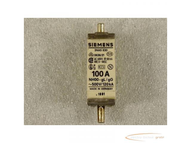 Siemens NH00 100 A Sicherung gL / gG 500 V 120 ka - 1
