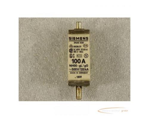 Siemens NH00 100 A Sicherung gL / gG 500 V 120 ka - Bild 1