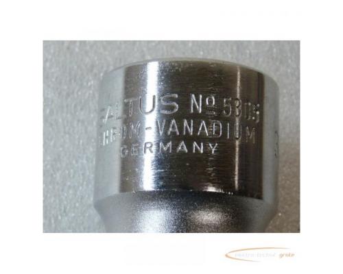 Saltus 5305 Sechskant Steckschlüssel Einsatz Chrom Vanadium M 30 mit Vierkantantrieb - ungebraucht - - Bild 2