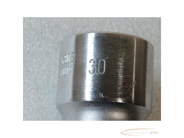 Saltus 5305 Sechskant Steckschlüssel Einsatz Chrom Vanadium M 30 mit Vierkantantrieb - ungebraucht - - 3