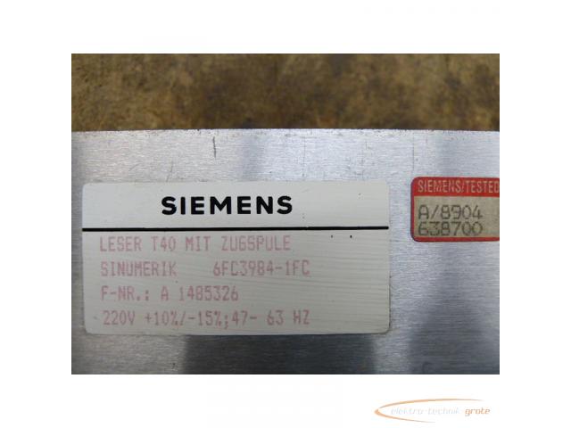 Siemens 6FC3984-1FC Leser T40 mit Zugspule - 3