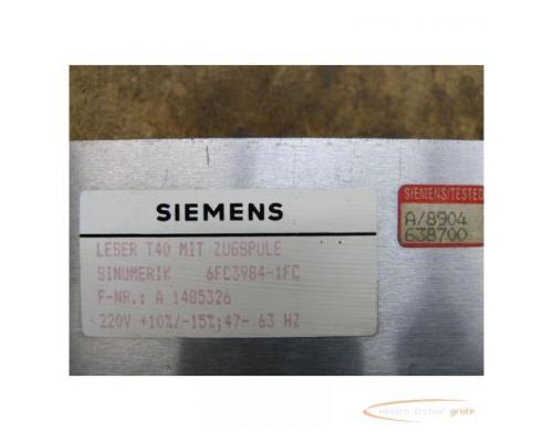 Siemens 6FC3984-1FC Leser T40 mit Zugspule - Bild 3