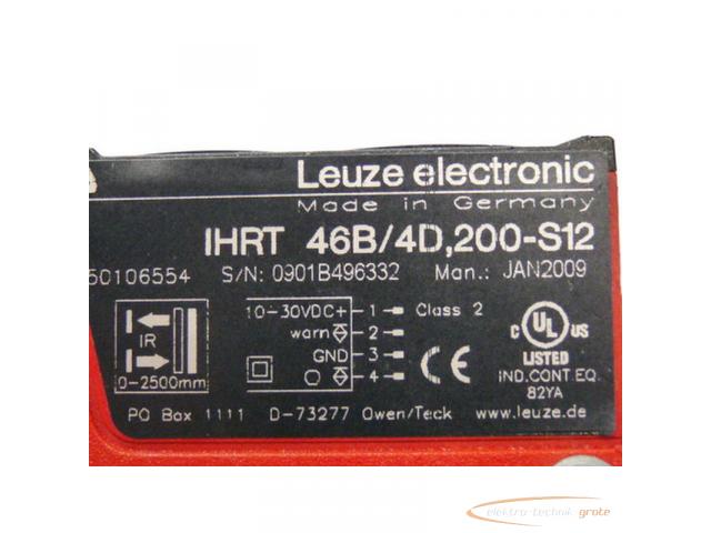 Leuze IHRT 46B/4D,200-S12 Lichttaster mit Hintergrundausblendung 50106554 10 - 30 V DC - ungebraucht - 2