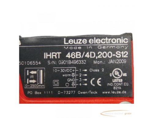 Leuze IHRT 46B/4D,200-S12 Lichttaster mit Hintergrundausblendung 50106554 10 - 30 V DC - ungebraucht - Bild 2