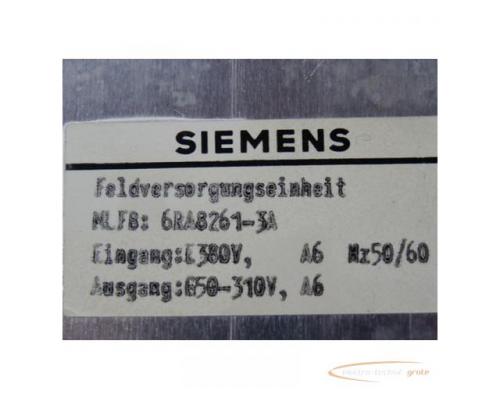 Siemens 6RA8261-3A Feldversorgungseinheit Eingang 380 V Ausgang 650 - 310 V - Bild 2