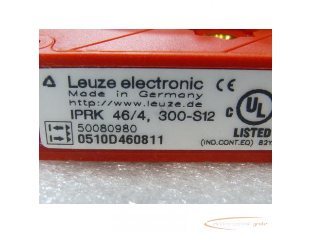 Leuze IPRK 46/4 , 300-S12 Reflexlichtschranke Polfilter Art Nr 50080980 - ungebraucht - - 2