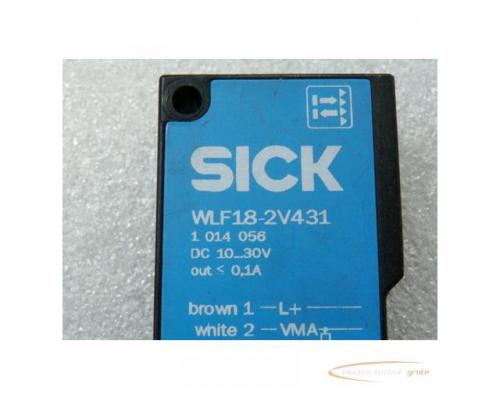 Sick WLF18-2V431 Lichtschranke Art Nr 1014056 - ungebraucht - - Bild 2