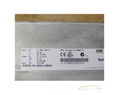 ABB ACH550-01-02A4-4 + B055 Frequenzumrichter - ungebraucht! - Frontblende hat Lagerspuren - Bild 3