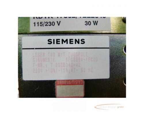 Siemens 6FC3984-1FC20 Leser T40 mit Zugspule - Bild 3