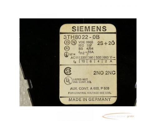 Siemens 3TH8022-0B Schütz 24 V Spulenspannung + Murrelektronik 26050 Entstörmodul - Bild 2