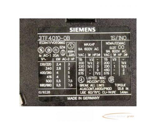 Siemens 3TF4010-0B Schütz 24 V Spulenspannung + Murrelektronik 26050 Entstörmodul - Bild 2