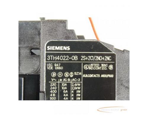 Siemens 3TH4022-0B Schütz 24 V Spulenspannung + Murrelektronik 26283 Entstörmodul - Bild 3