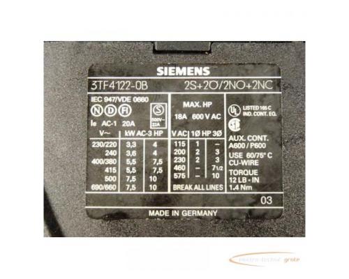 Siemens 3TF4122-0B Schütz 24 V Spulenspannung + Murrelektronik 26051 Entstörmodul - Bild 2