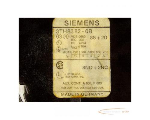 Siemens 3TH8382-0B Schütz 24 V Spulenspannung + Murrelektronik 26050 Entstörmodul - Bild 2