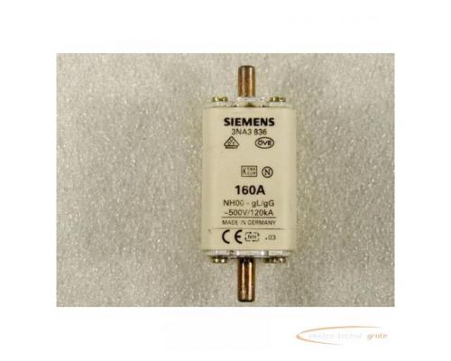 Siemens 3NA3836 Sicherungseinsatz 160 A - Bild 1