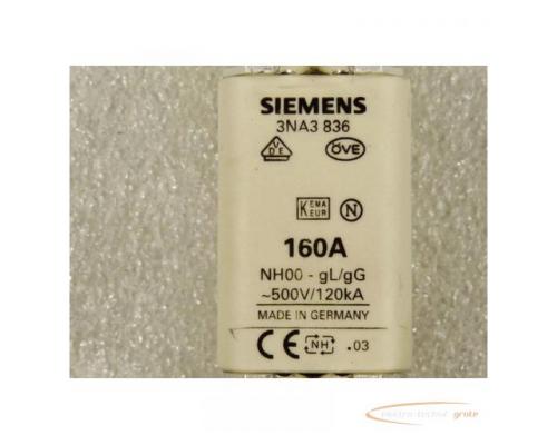 Siemens 3NA3836 Sicherungseinsatz 160 A - Bild 2