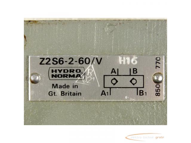 Hydronorma Z2S6-2-60/V H16 Rückschlagventil - 2
