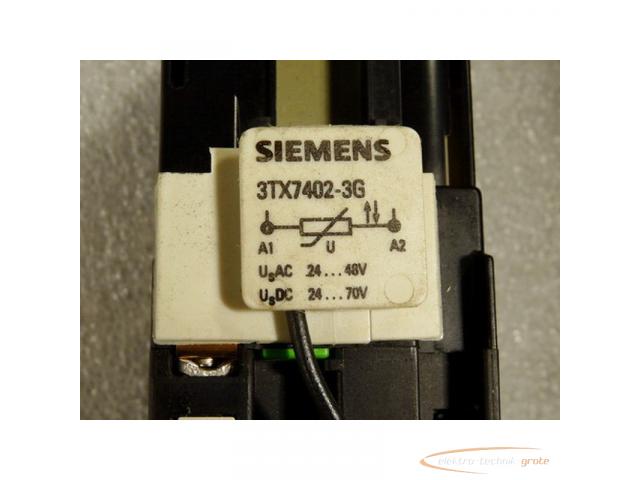 Siemens 3TH4244-0B Schütz 24 V Spulenspannung + Siemens 3TX7402-3G Überspannungsbegrenzer - 5