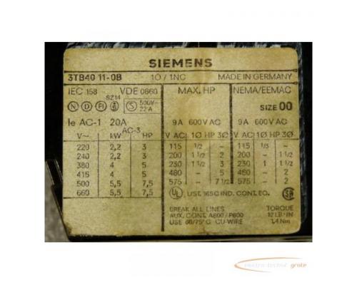 Siemens 3TB4011-0B Schütz + Murrelektronik 26050 Entstörmodul - Bild 2
