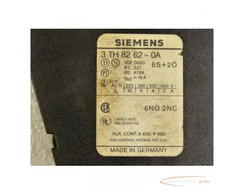 Siemens 3TH8262-0A Schütz 220 V Spulenspannung + Murrelektronik RC-S01/220 Entstörmodul - Bild 2