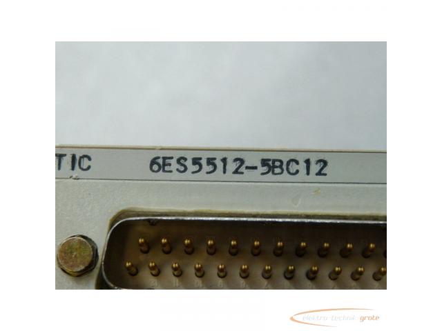 Siemens 6ES5512-5BC12 Simatic Anschaltung E Stand 10 - 2