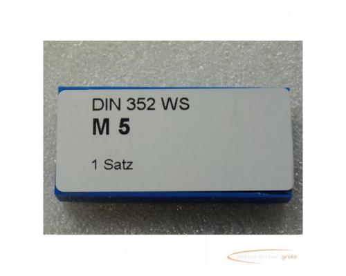Handgewindebohrer DIN 352 WS M5 1 Satz bestehend aus Vor - Mittel - und Fertigschneider - ungebrauch - Bild 1