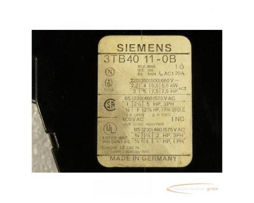 Siemens 3TB4011-0B Schütz 24 V Spulenspannung - Bild 2