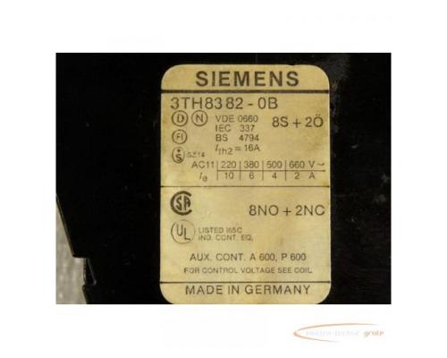 Siemens 3TH8382-0BSchütz 24 V Spulenspannung + Murrelektronik 26050 Entstörmodul - Bild 2
