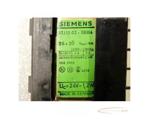 Siemens 3TJ1002-0BB4 Hilfsschütz + Murrelektronik 3TX4210-OF Entstörmodul - Bild 2