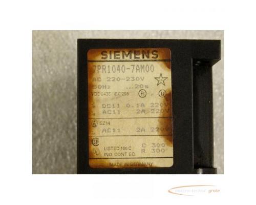 Siemens 7PR1040-7AM00 Zeitrelais 220 V 50 Hz + Murrelektronik RC-S01/220 Entstörmodul - Bild 2