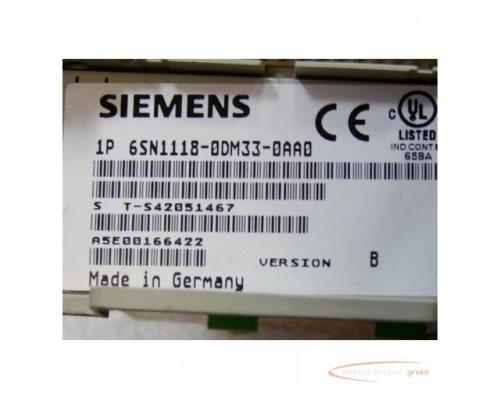 Siemens 6SN1118-0DM33-0AA0 Regelkarte SN: S T-S42051467 Version B - Bild 2