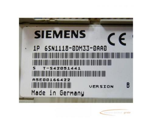 Siemens 6SN1118-0DM33-0AA0 Regelkarte SN: S T-S42051441 Version B - Bild 2