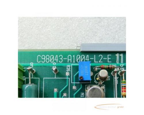 Siemens C98043-A1004-L2-E 11 Simodrive Vorschubregler Karte - Bild 2