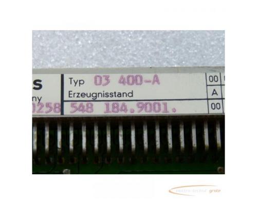 Siemens Typ 03 400-A Sinumerik Karte E Stand F - Bild 2