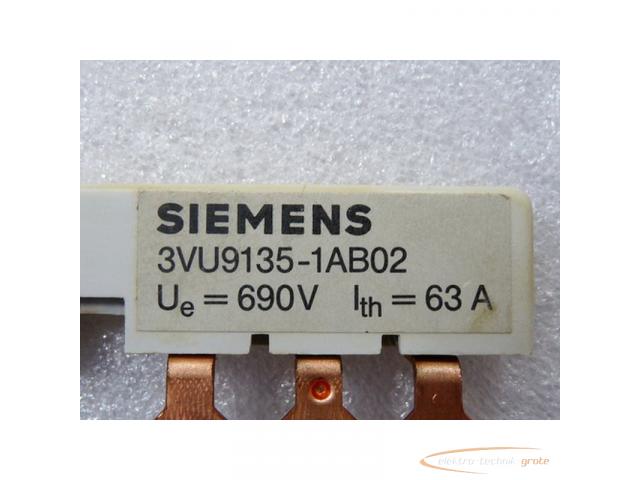 Siemens 3VU9135-1AB02 Sammelschiene - 2