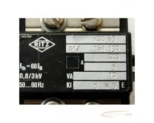 Ritz KSO 63 Messwandler 0 , 8 / 3 kV 50 - 60 Hz - Bild 2