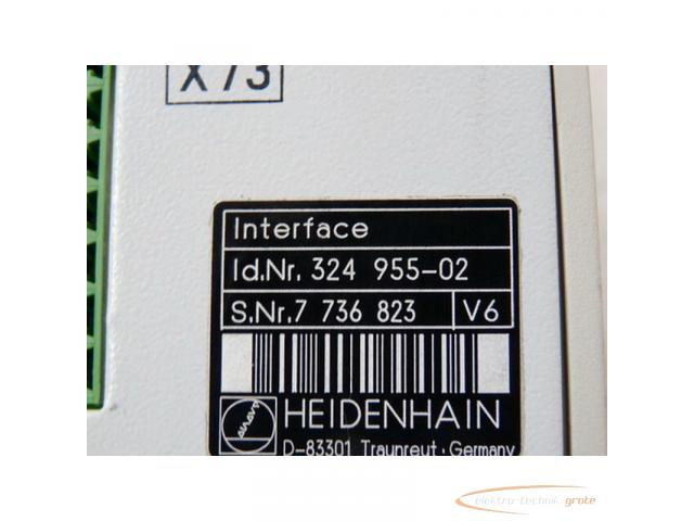 Heidenhain Id Nr 324 955-02 SN:7736823 Interfaceplatine - 2