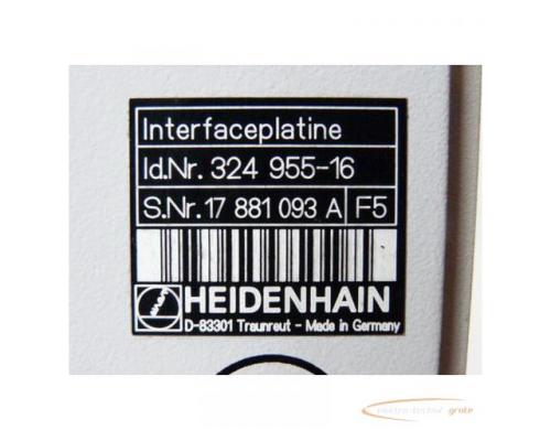Heidenhain Id Nr 324 955-16 Interfaceplatine SN:17 881 093 A - Bild 2